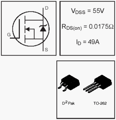 IRFZ44NS, HEXFET Power MOSFETs Discrete N-Channel